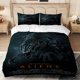 thumbnail image 1 of 3pcs Classic Alien 2 Printed Bedding Set, 1 of 1