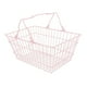thumbnail image 3 of Canasto De La Compra Canastos De Almacenamiento Con Asa Para Cosméticos Debajo Del Cobertizo Del Gabinete Rosa, 3 of 3