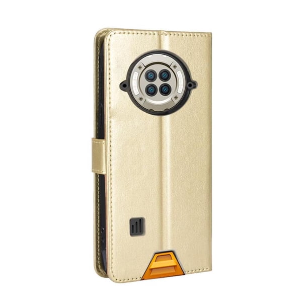 Funda tipo libro para DOOGEE S96 Pro, cartera todo‑en‑uno, funda multifuncional con tarjetero y correa de muñeca desmontable