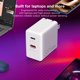 thumbnail image 5 of Cargador USB Lenovo 65W GaN Dual USB‑C Plegable Blanco, 5 of 9