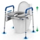 thumbnail image 1 of Elevadores para asiento de inodoro Loyoda, acolchados, elevados, con asas, 400 libras, 1 of 6