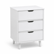 thumbnail image 4 of Velador Mari 3 Cajones Blanco Moderno para Dormitorio, 4 of 8