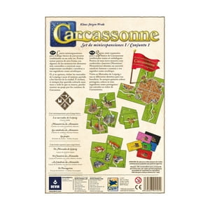 Devir - Set De Miniexpansiones I/Conjunto 1 - Carcassonne