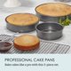 thumbnail image 2 of Juego de moldes para tartas Chicago Metallic Professional de 3 piezas, 2 of 9