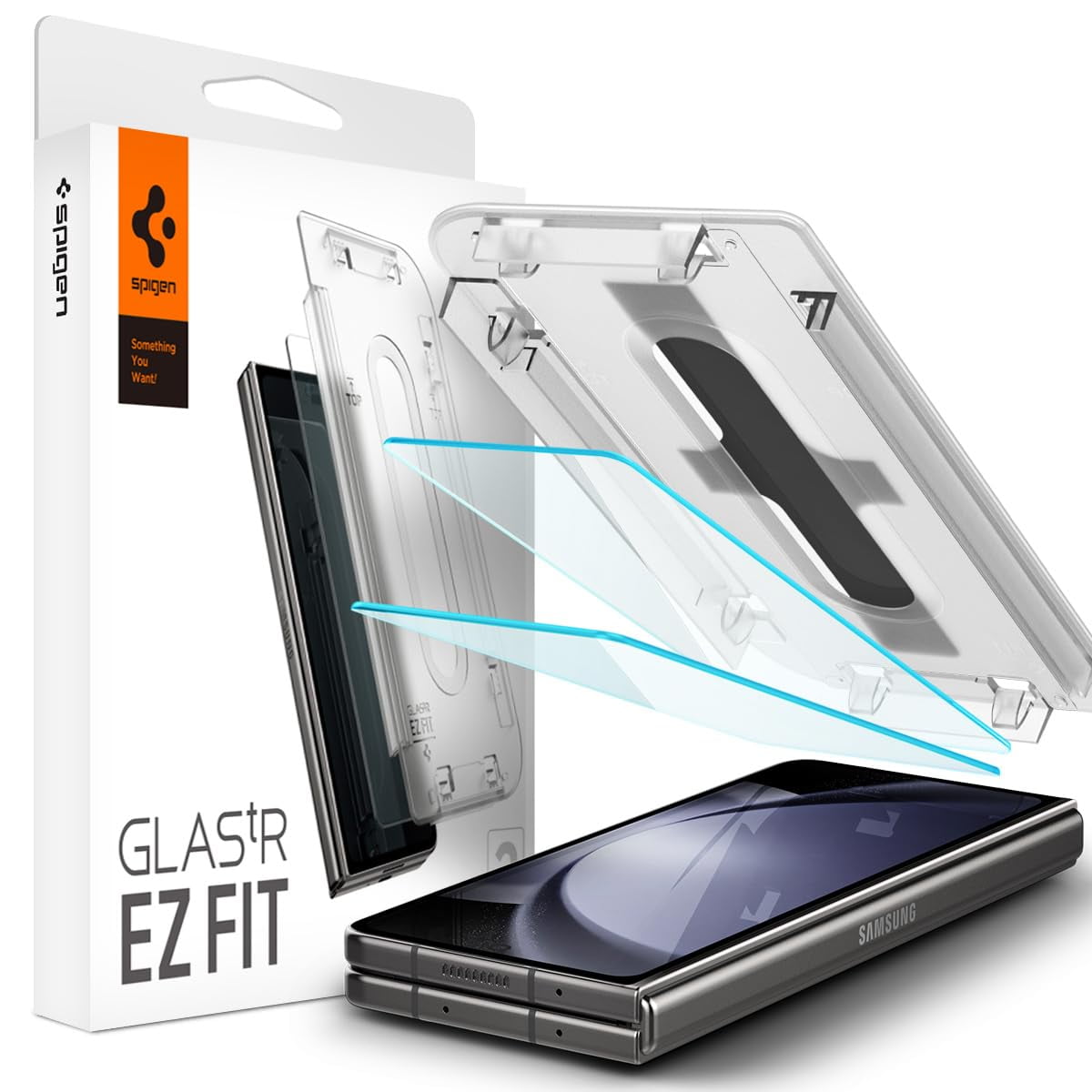 Protector De Pantalla Spigen Glastar Ez Fit Galaxy Z Fold 5
