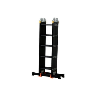Igpro - Escalera Multiproposito Heavy Duty 5,7Mt 20 Peldaños Negra