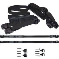 Xusx111 - 2 Pcs Cubierta De Bañera De Hidromasaje De Servicio Pesado Correas De Viento Adaptadas A La Mayoría De Las Cerraduras Longitud Ajustable 67 ""~ 116"" (Negro, 9.5 Pies)