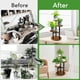 thumbnail image 3 of Soporte Para Plantas De Madera De Metal De 3 Niveles Para Interiores Y Exteriores, 3 of 8
