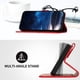 thumbnail image 3 of Funda Flip Premium Fibra de Carbono para iPhone 17 Pro Max con Soporte y Cierre Rojo, 3 of 6