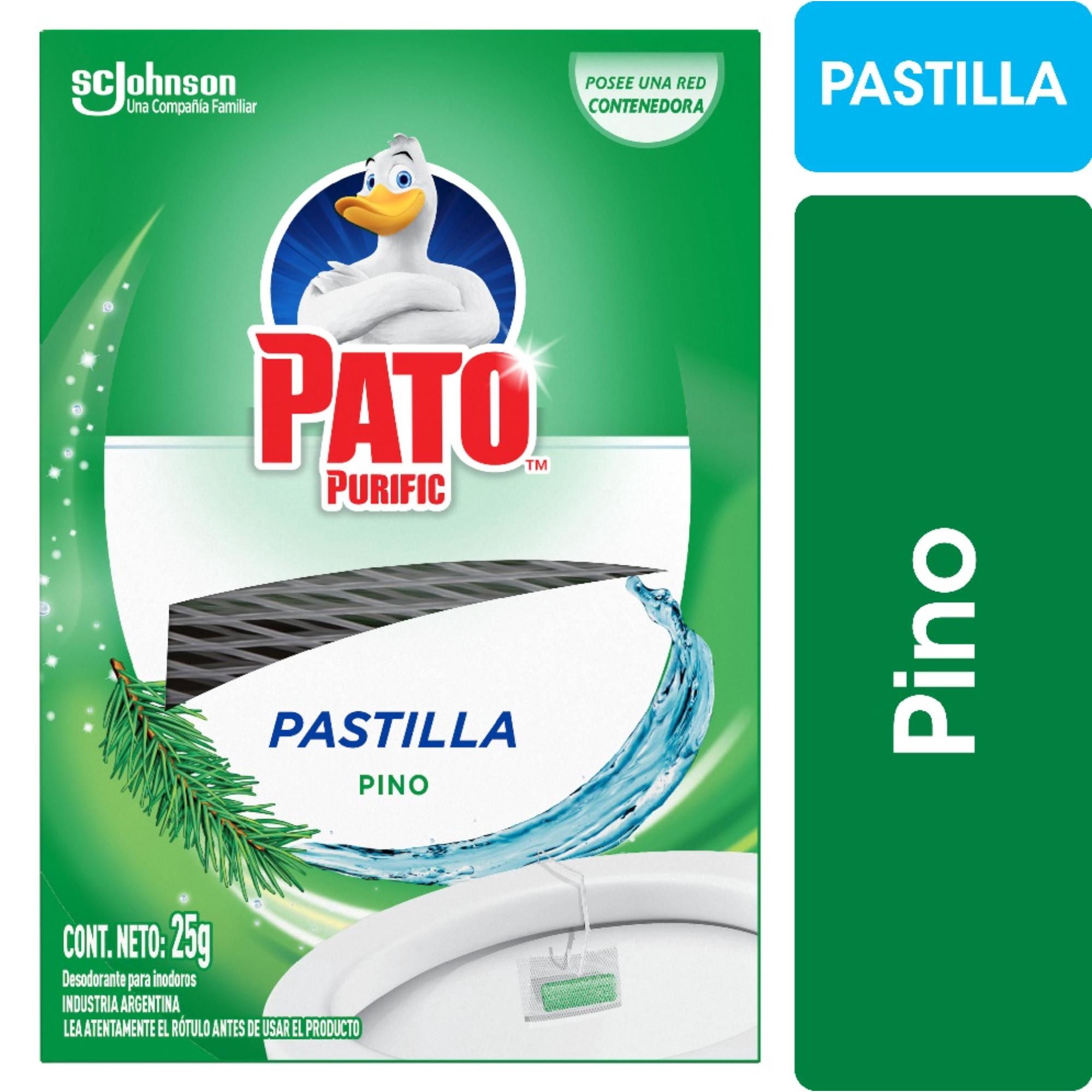 Pastilla Para Inodoro Colgador Pino Caja 25 g Pato