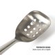 thumbnail image 4 of Cucharón Ranurado Calphalon Edge, Cuchara Colador de Acero Inoxidable con Mango de Silicona Resistente al Calor, Apta para Utensilios Antiadherentes, Utensilio de Cocina Duradero (Azul Marino), 4 of 7