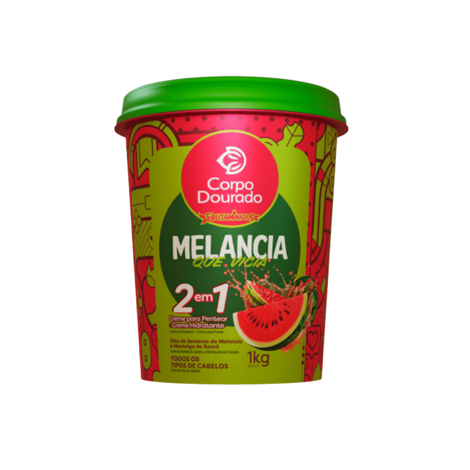 Mascarilla Capilar Melancia De Corpo Dourado