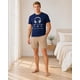 thumbnail image 1 of Pijama Hombre Estampado Sound Wave azul S, 1 of 8