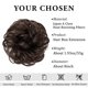 thumbnail image 2 of CJL HAIR Large Messy Bun Hair Piece Wavy Curly Scrunchies, 2 of 3