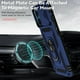 thumbnail image 4 of Estuche GANGXUN para iPhone 12 Pro Max, soporte giratorio 360°, estilo mecánico y magnético, 4 of 5