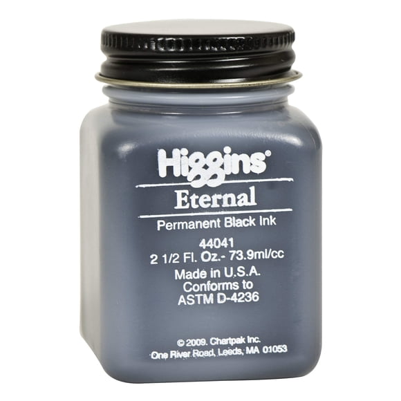 Botella Ink Higgins Black Eternal de 75 ml (44041)