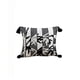 thumbnail image 2 of Set De 4 Fundas De Cojin 45cmx45cm Blanco Con Negro, 2 of 4