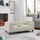 thumbnail image 1 of Pet sofa with backrest and armrests, modern rectangular pet sofa suitable for small and medium dogs, soft cushion comfortable dog sofa,--BEIGE, 1 of 3