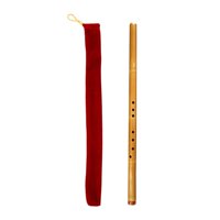 Magideal - Flauta De Bambú China Instrumentos De Viento Viento De Madera Fácil De Aprender Regalo Portátil Flauta De Madera Flauta Vertical Para Niños Principian Afinación En Sol Amarilla