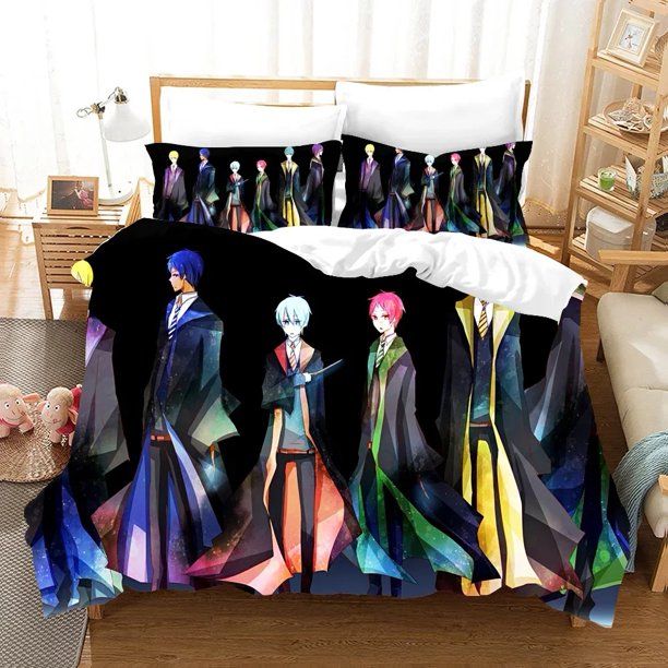 Kurokos Basketball Bedding Set Comforter Luxury Duvet Cover Set Home Textile SizeKids Bed Sheets