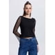 thumbnail image 1 of Polera Mujer Malla Negro, 1 of 4
