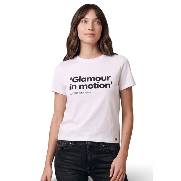 Polera Essentials Basic Front Print Off White Il Gioco