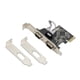 thumbnail image 1 of Tarjeta Serial Industrial DB9 COM RS232 PCIe X1 de doble puerto, 1 of 2
