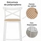 thumbnail image 2 of Pack 4 Taburete Piso Bar O Terraza Apilable 75cm Crossback Danubio Venhoouse Blanco, 2 of 8
