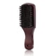 thumbnail image 1 of Cepillo para barba con mango de madera y buena elasticidad para hombres, ideal para peinar el bigote., 1 of 5