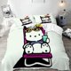 thumbnail image 1 of v2636 Bed Sheets Pochacco duvet cover pillowcase, home bedding set Delicate comforter sets for boys and girls, three-piece set xcm 3-Piece Bedding Set (1 Duvet Cover + 2 Pillow Shams) Bed Sheets ju263, 1 of 5