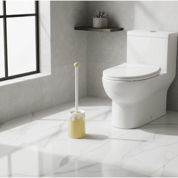 Cepillo De Baño 46x10 Cm Amarillo
