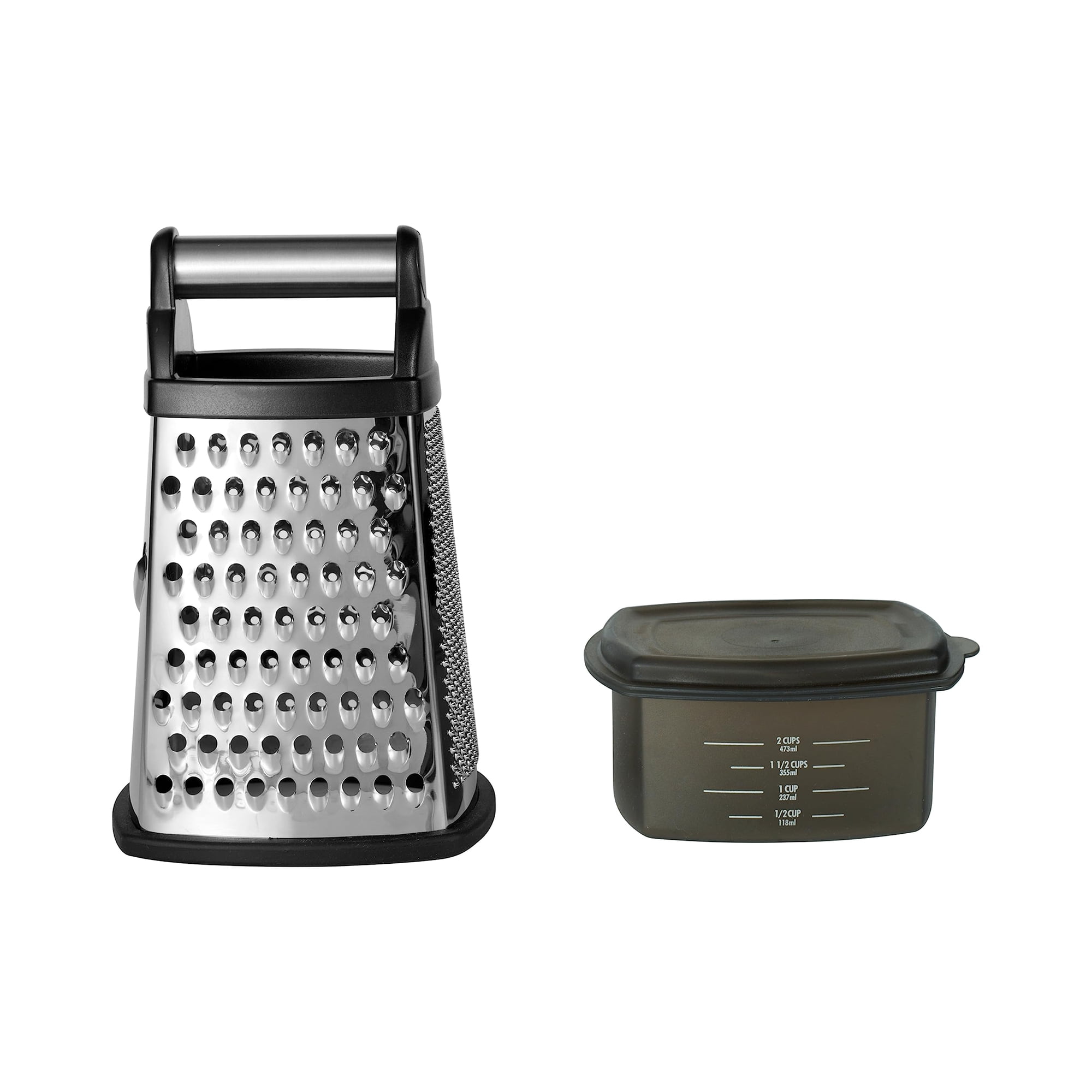 Rallador Kitchenaid Gourmet De Acero Inoxidable Con Recipiente