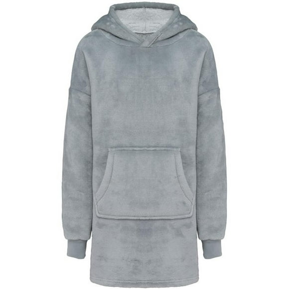 Polerones Felpa Con Capucha Manta Polar Bata Frazada Invierno