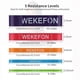 thumbnail image 2 of Set de bandas de resistencia WEKEFON de 5 niveles, alta resistencia, 2 of 7