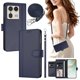 thumbnail image 2 of Funda Cartera para Motorola Edge 50 Ultra 5G con Bolsillo para Billetes, Azul, 2 of 6