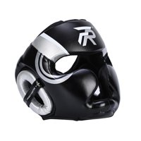 Ioensy - Casco De Boxeo Ventilado Acolchado Protección Completa Para Taekwondo Mma Training Argent M