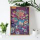 thumbnail image 4 of La Vida Moderna de Rocko Kits de Pintura de Diamantes para Adultos 5D DIY Diamond Art Kits Full Drill Diamond Dots para Regalo Decoración de Pared y Relajación Artes de Gemas 20*30cm, 4 of 6