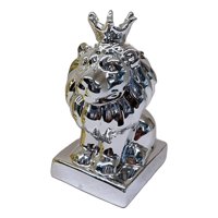 Genérico - Set De 2 Estatua León Resina Compacto Decorativa Jhn