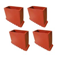 Ioensy - Alfombrilla Antideslizante Para Pies De Escalera, 4 Uds., Parachoques De Seguridad De Repuesto, 7,1X2,8 Cm