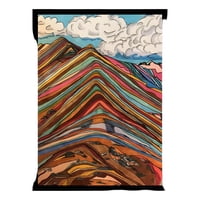 Genérico - Cuadro Montañas Perú 30X42 Cm