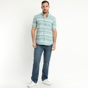 Truval - Camisa Estampada Diseño Mc Agua Agua 3Xl
