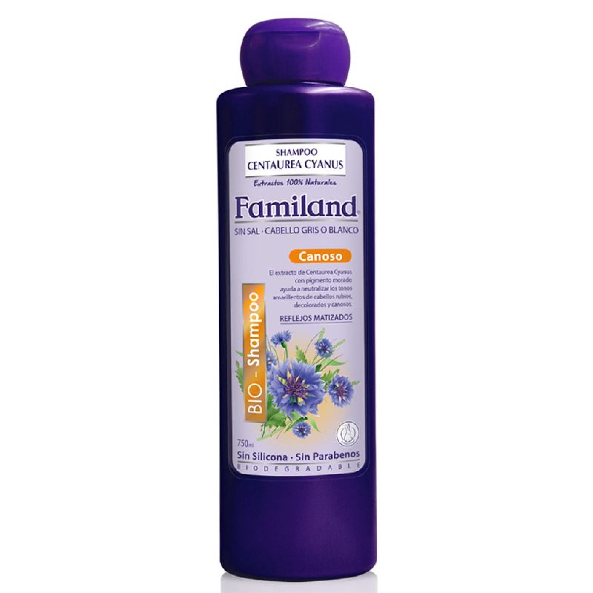 Shampoo Familand Centaurea Rubio Y Canoso