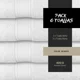 thumbnail image 2 of Pack 6 Toallas Chiteco 100% Algodón Baño Y Manos 400g Color Blanco, 2 of 8