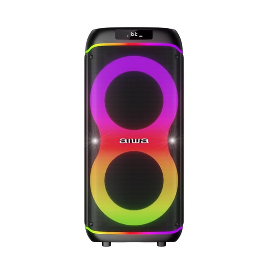 Parlante Bluetooth Portátil Con Micrófono Inalámbrico Aiwa Karaoke Tws 90w Awpoh808