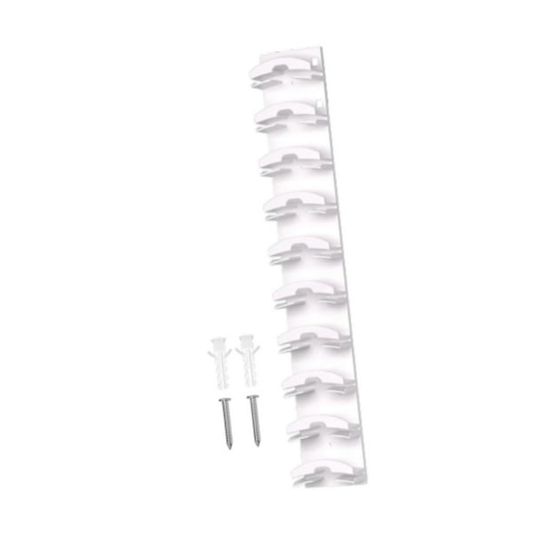 Organizador de Gorras de Béisbol, Soporte de Exhibición de Gorras, Percha de Pared Moderna, Perchero para Sombreros, para Entrada de Lavandería, Guard Blanco