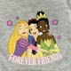 thumbnail image 3 of Pijama Niña Princesas Gris y Rosa Talla 8, 3 of 3