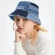 thumbnail image 2 of Sombrero de pescador GuangU Ripped Denim para mujer y hombre, clásico, 2 of 7