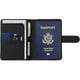 thumbnail image 4 of Porta De Pasaporte Funda Para Pasaporte Con Bloqueo Rfid Cierre De Banda Elástica Caja De Pasaporte Para Mujeres Y Hombres Caja De Pasaporte caja De Tarjeta De Visita Bolsa, 4 of 6