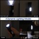 thumbnail image 5 of Luces de emergencia ROSSEX 4 en 1, LED recargables, negras, 6 unidades, 5 of 6