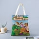 thumbnail image 2 of The Land Before Time Bolso de tela con estampado de lienzo para mujer, bolsa de compras reutilizable y estética, con cremallera interior, regalo para mujer, 35 × 40 cm., 2 of 6